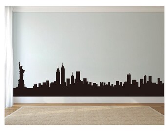 new york wall decal etsy