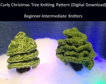 Christmas Tree Knitting Pattern | Knit Christmas Tree | DIY Christmas Gift | Beginner Knitting Pattern