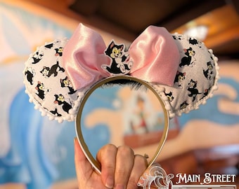 Custom Figaro Mouse Ears – Inspired by Our Marie Design- Disney Ears -Disneybound
