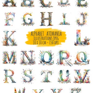 Alphabet A l’École Digital Art, Atomania
