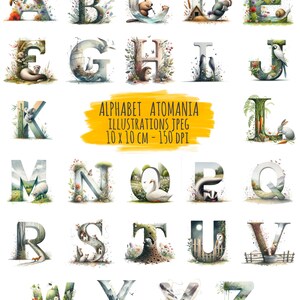 Alphabet Animaux Digital Art, Atomania