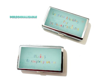 Les petites attentions font les grandes relations - Etui à cigarettes personnalisable