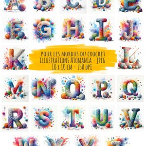 Alphabet, 26 Modèles de Digital Art pour les amateur de Crochet et de travaux d’aiguille - Atomania