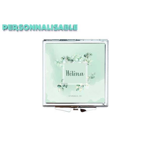 Miroir de Sac Personnalisable Feuillage, Atomania