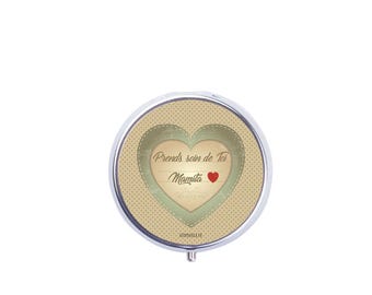 Atomania Pill Box, Take Care of Yourself, Practical, Elegant, Customizable, Atomania