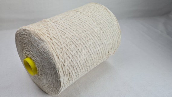 2 Kg Chenille Garn creme GP 19,80 Euro/kg 100% Baumwoll Garn stricken Baumwolle stricken häkeln auf der  Kone