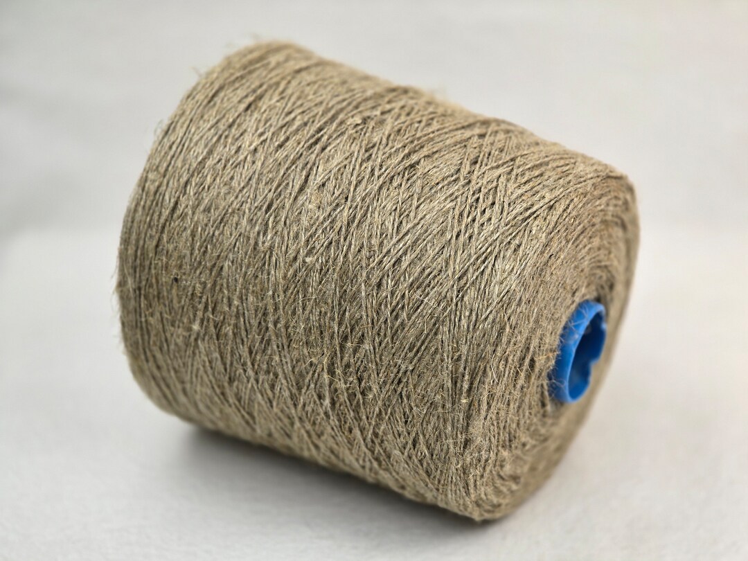 1 Spool Hemp Yarn 3.000 M/kg Natural Colored Twine on the Cone European ...