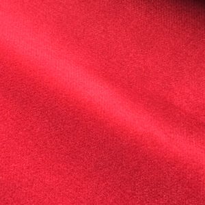 Velluto di cotone di alta qualità rosso ciliegia GP 29,00 Euro/m 150 cm di larghezza 100% cotone al metro
