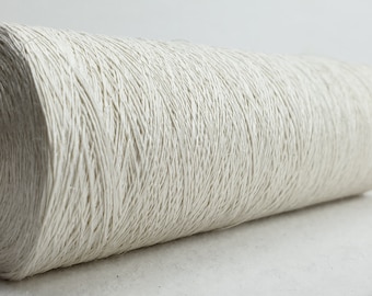 220 g linen yarn bleached white 100% linen Nm 24 white bleached flax