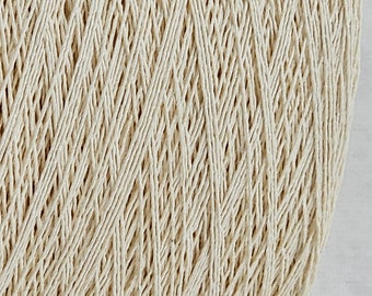 Abaca yarn Nm 10/1 natural white 100% cellulose banana fibre  on a cone