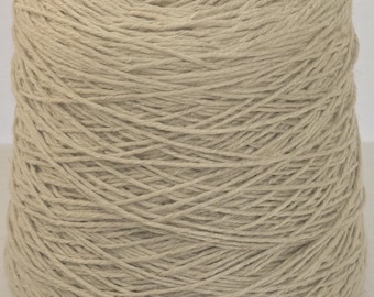1 kg hemp yarn GP 89.90 EUR/kg, 12-ply, 830 m/kg, natural-colored cord on the cone, European hemp cultivation