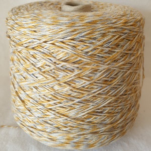 1100 g spool cashmere pasell light greyblue brown creme-melted 2.000 m kg soft weaving knitting on a cone