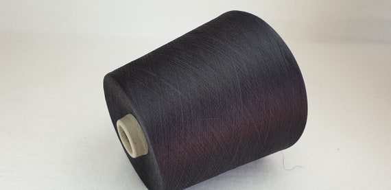 1 kg 100 %  Seide Schappe GP 98,00 Euro/kg schwarz AAA Qualität Nm 200/2  100.000 m/kg auf einer Kone Zwirn