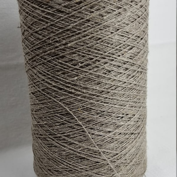 1 spool 2.1 kgs linen thread on cone 100% linen Nm 8/4 unbleached flax
