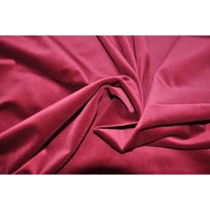 Velluto di lusso bordeaux 100% cotone produzione europea colore rosso  bordeaux DIN 4120 B1, EN 13501