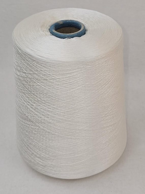 1 kg 100 %  Seide Schappe GP 198,00 Euro/kg natur AAA Qualität Nm 120/2  60.000 m/kg auf einer Kone Zwirn