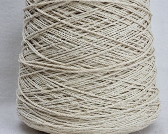 1 spool hemp yarn 500 m/kg natural colored twine on the cone European hemp production