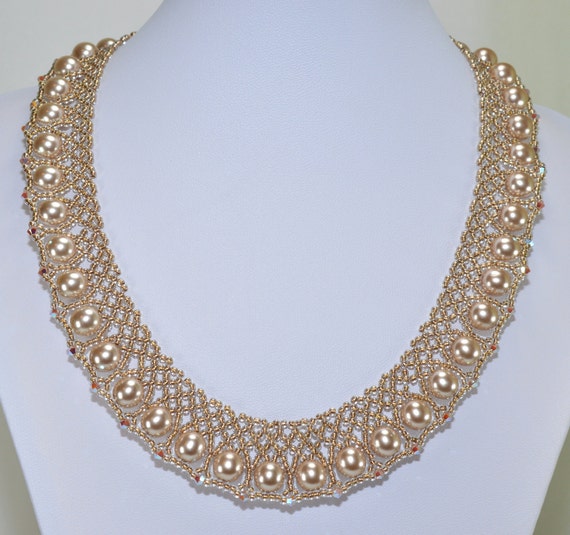 Swarovski lace necklace deals