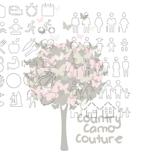 Printable PDF Stencils - 6 PAGES - Personal Use Only
