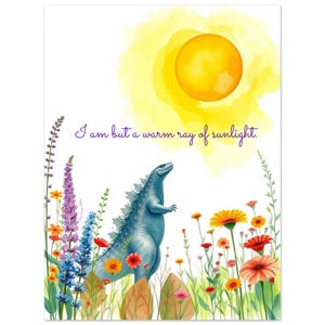 Godzilla Sunlight Fine Art Poster