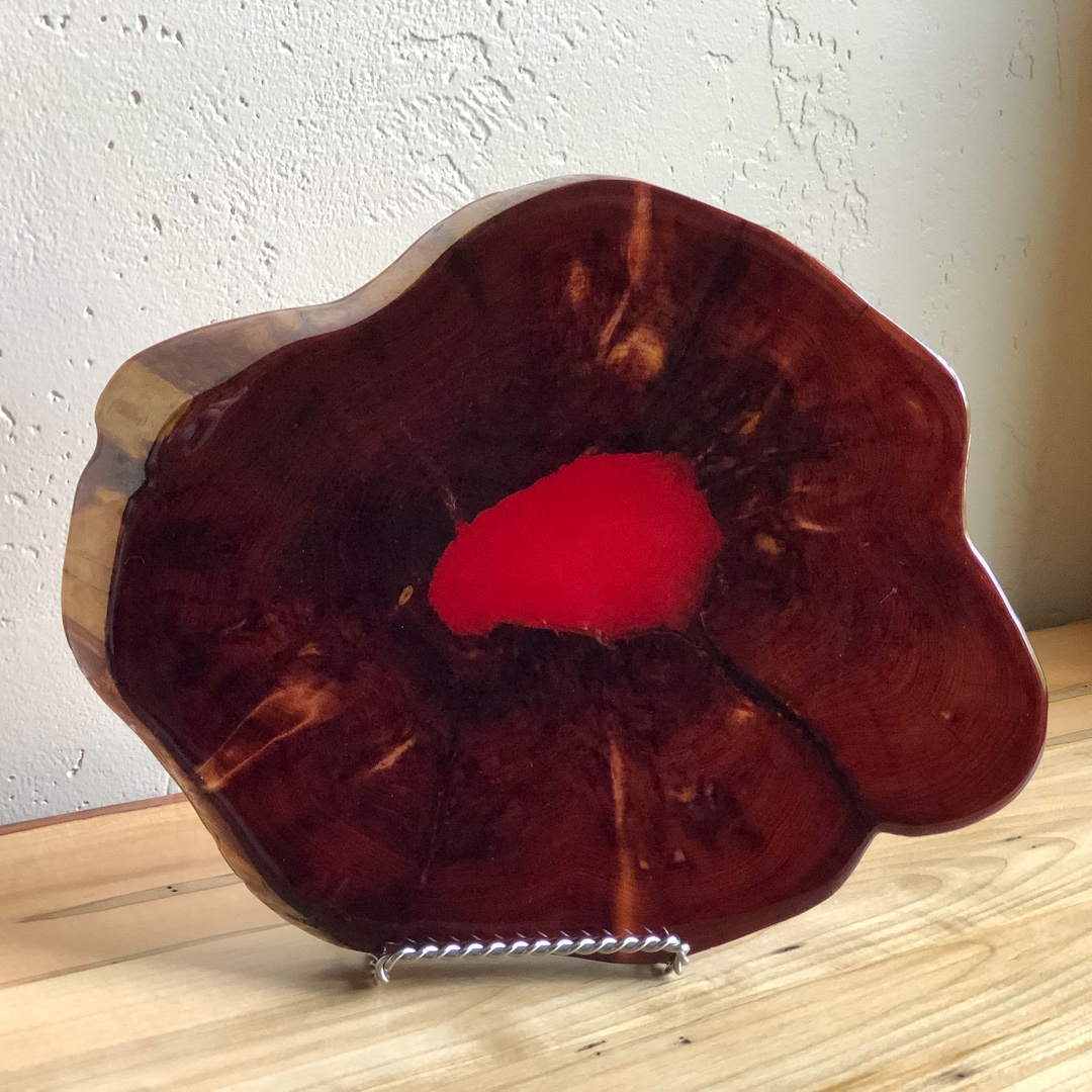 Handmade Cedar Wood W/ Epoxy Display Pc. 519123 Etsy