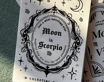 Moon in Scorpio Astrology Mini Zine (Digital Download)