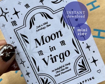 Moon in Virgo Astrology Mini Zine (Digital Download)