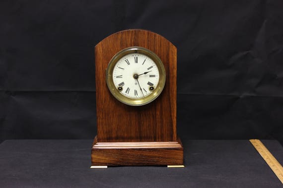 Antique Wooden Desk Clock Antique Wooden Desk Clock
