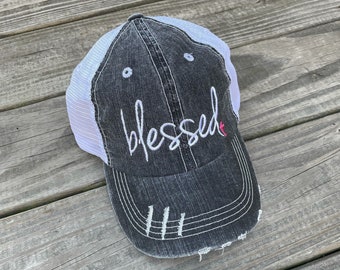 Blessed Hat-Womans Hat-Mom Hat-Mom Present