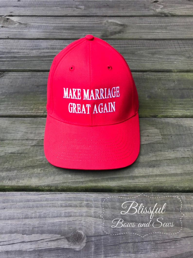 Make america great again wedding information