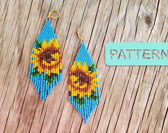 Bead loom earrings outlet
