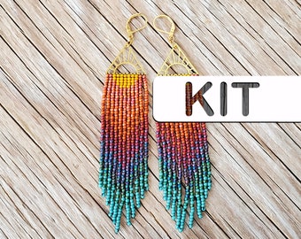 WARM SUMMER Horizon Sun Bead Earring Kit