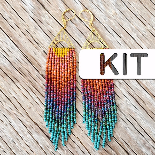 WARM SUMMER Horizon Sun Bead Earring Kit