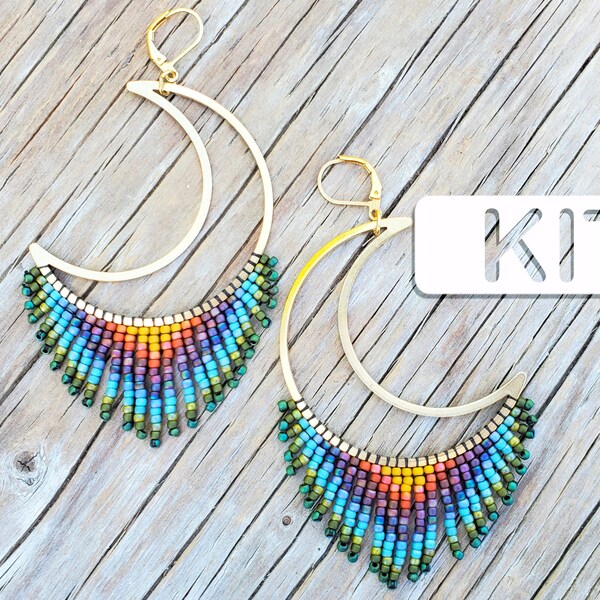 Seed Bead Earring Kit Etsy