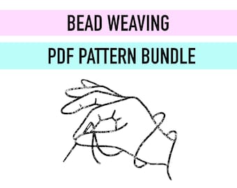 Woven Beaded Earring BUNDLE (DIY Seed Bead Patterns PDF)