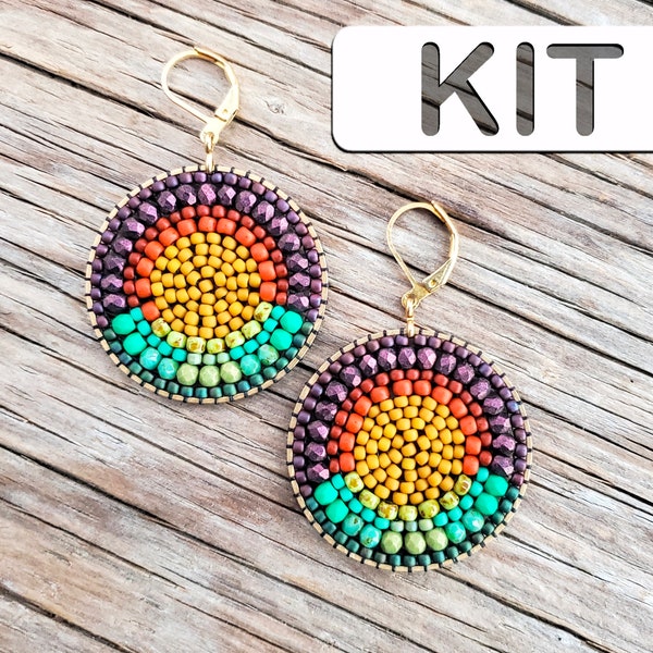 KINDLE MANDALA Beaded Earring Kit