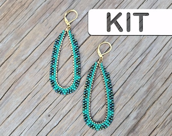 Perlenset: Marlene in the Nightlights Beaded Gleam Ohrring (Beginner Seed Beads Kit)