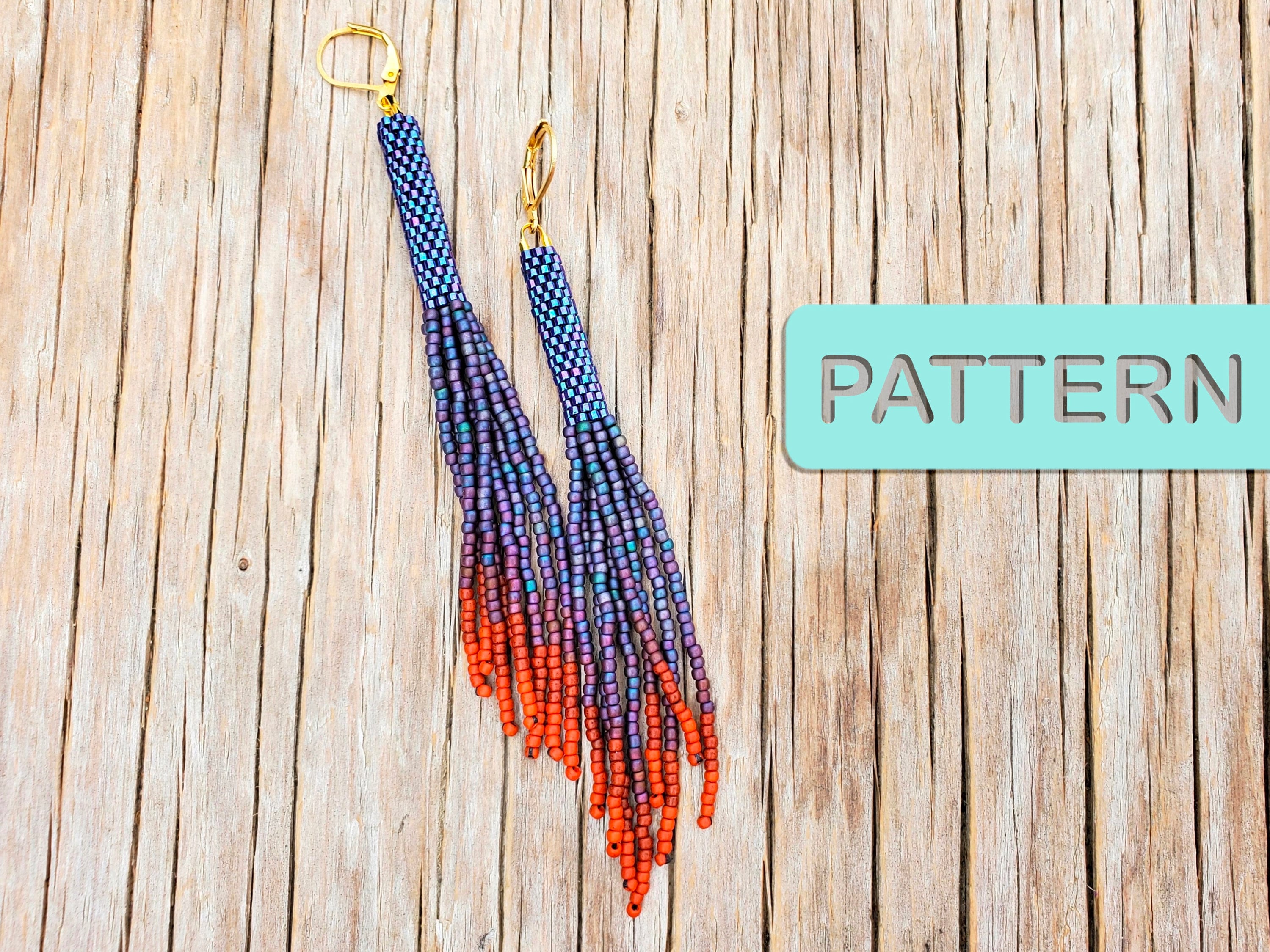 Thread Bead Earrings - Etsy