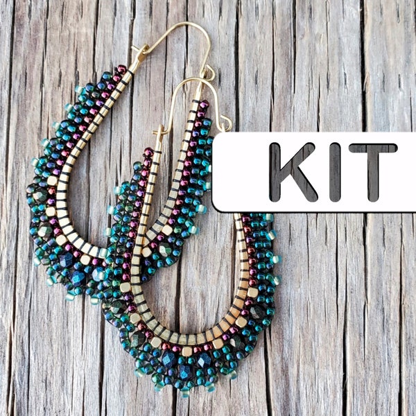 Seed Bead Earring Kit Etsy