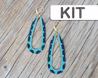 DIY Perlen Kit: Sally in the Nightghts Gleam Ohrring (Fädelanleitung)