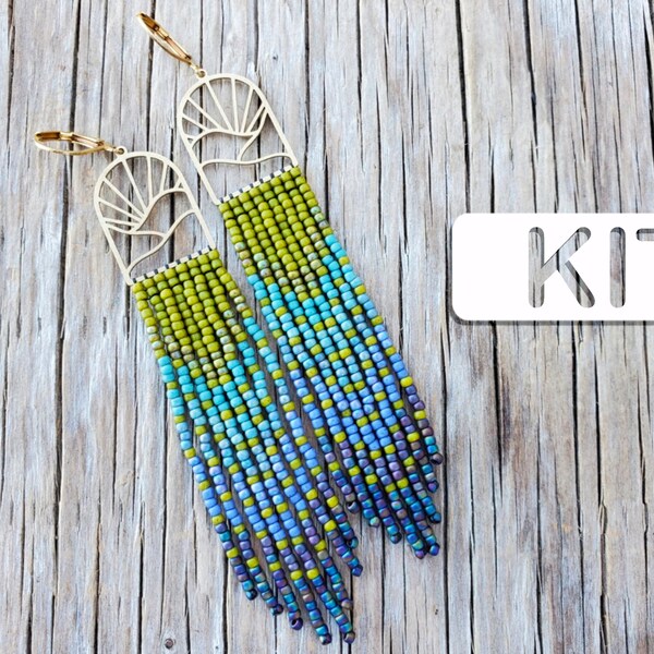 Seed Bead Earring Etsy
