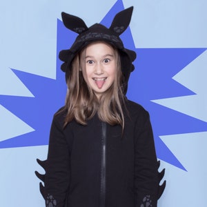 Black Dragon hoodie for kids - children jacket