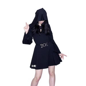 Gothic dress - Little Witch - goth grunge elf fairy
