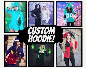 CUSTOM HOODIE with your individual preferences! - Cosplay hoodie, casual hoodie