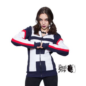Hero hoodie - female - anime, otaku, manga, cosplay