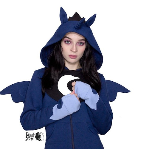 Luna hoodie - Male of Female - pony brony shops cosplay