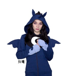 Luna hoodie - Male of Female - pony brony cosplay