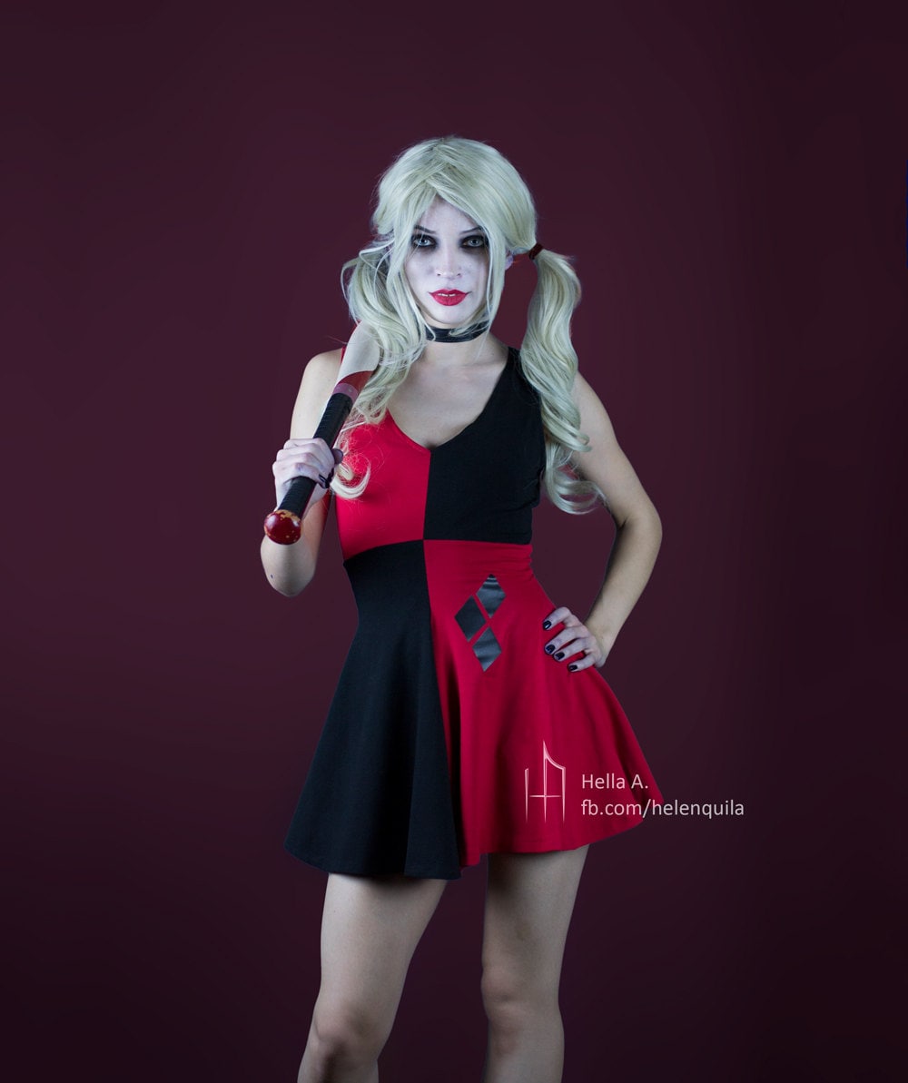harley quinn red dress outfit Suicide Squad 2: Harley Quinn Red Dress For Women