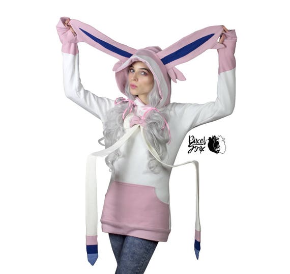 Sylveon inspired hoodie | Etsy