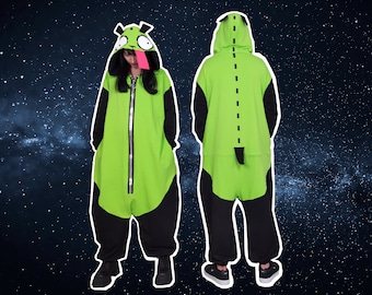 Green dog kigurumi, onesie, pijama  - male or female - cosplay, costume
